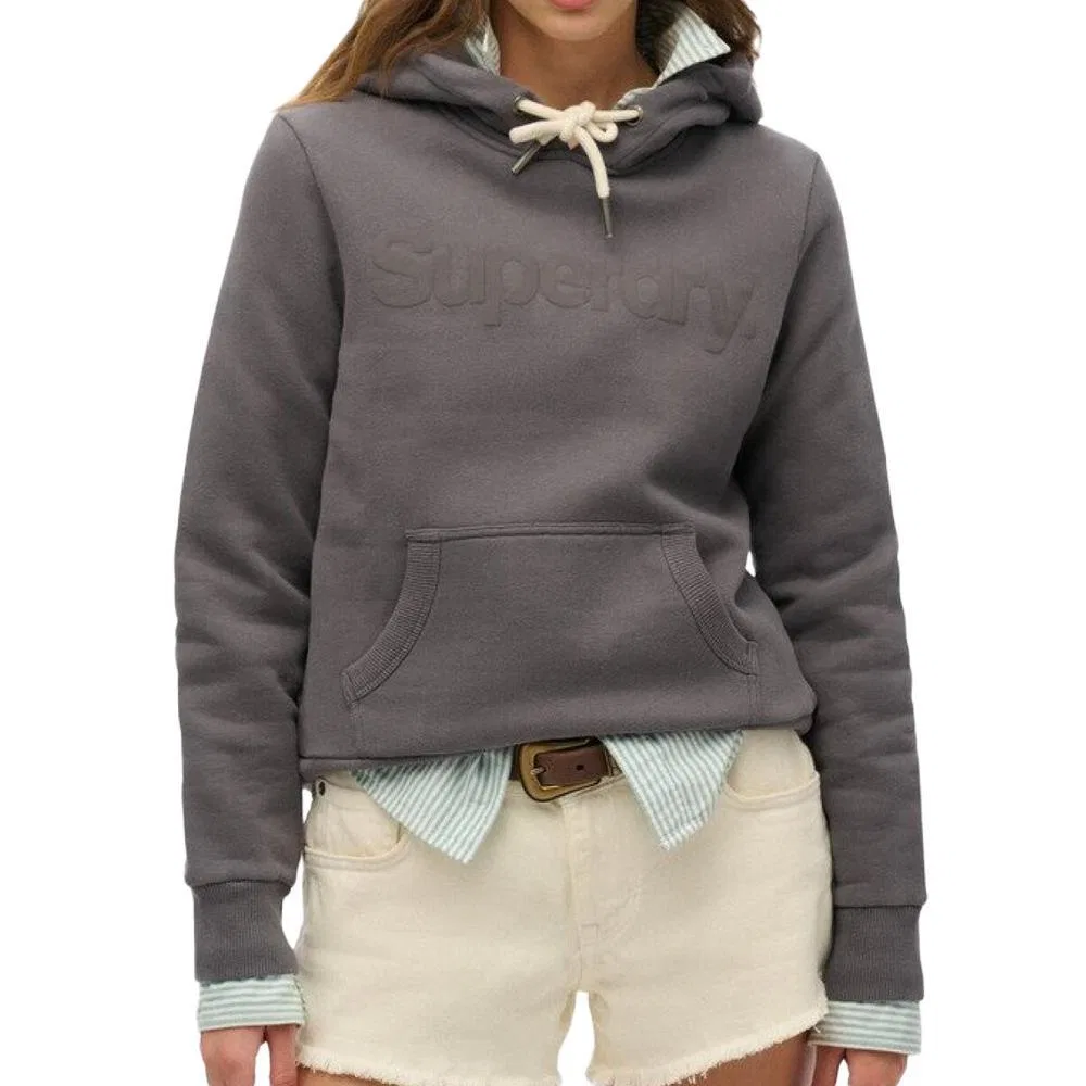 Женское худи с капюшоном Superdry, Цвет Grau