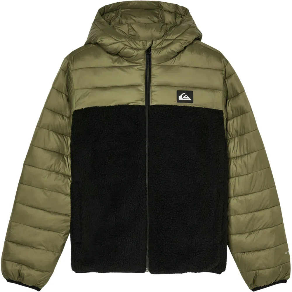 Детская куртка для мальчиков с принтом Scaly Reversible Quiksilver, Green