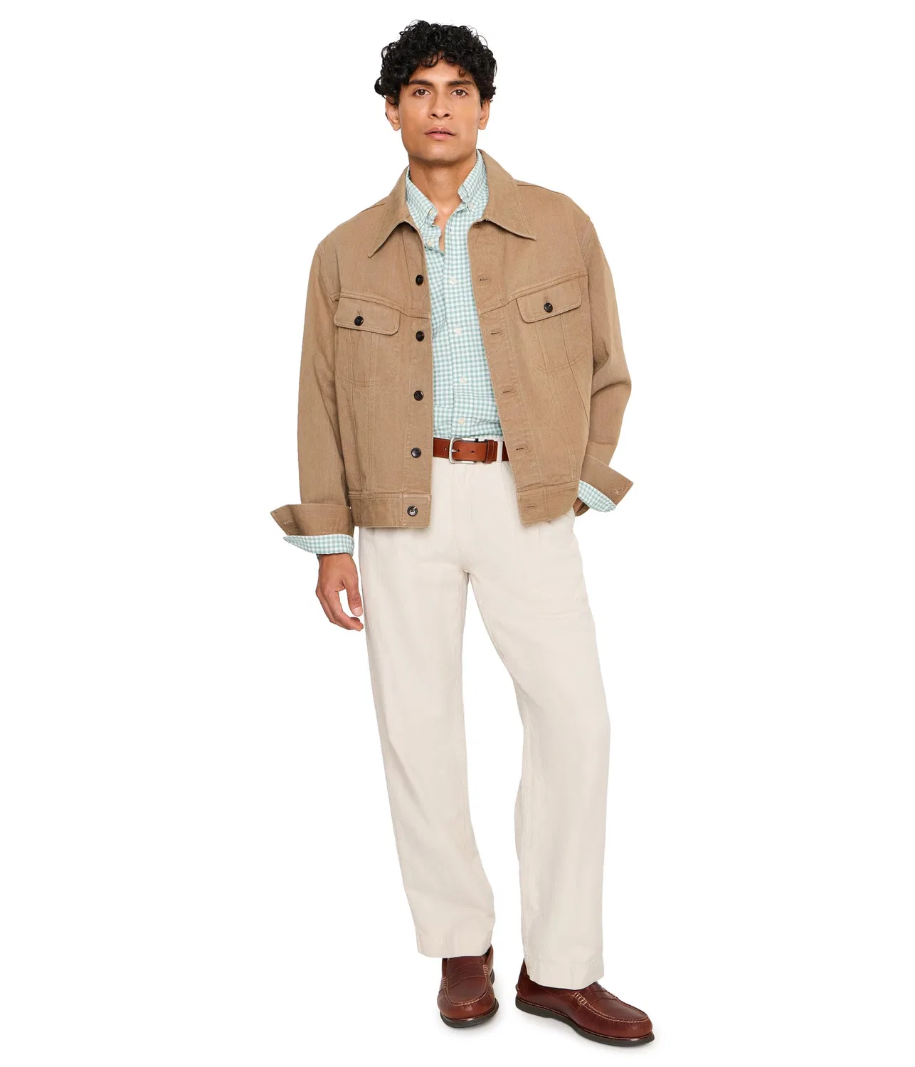 Классическая рубашка Оксфорд из ткани, окрашенной в готовом виде. Polo Ralph Lauren, Faded Mint/White — фото 2