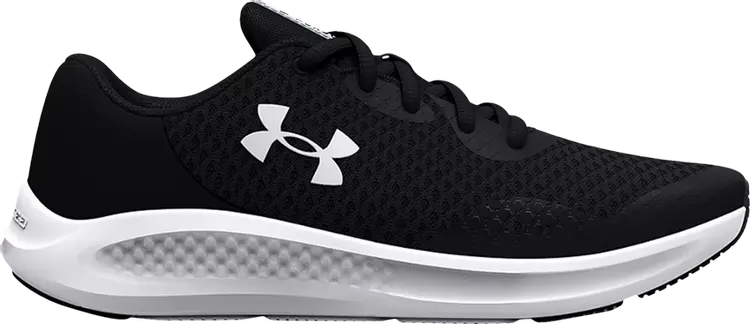 

Кроссовки Under Armour Charged Pursuit 3 GS Black White, черный