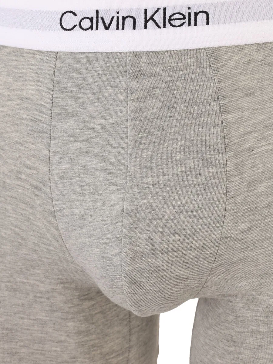 Боксерские шорты Calvin Klein в светло-голубом, серо-бежевом и розовом цветах — фото 3