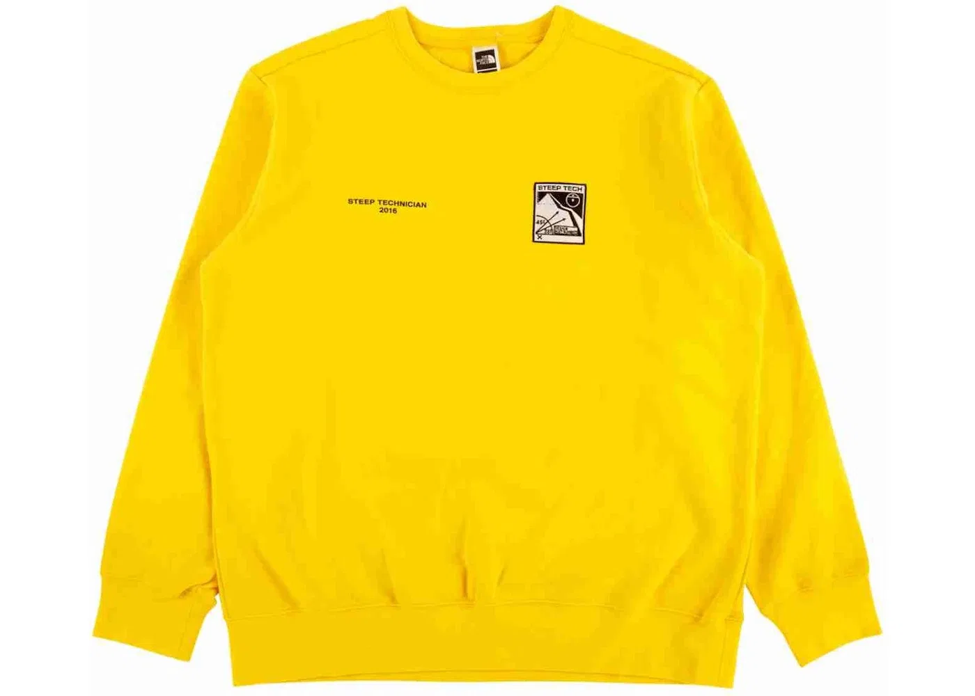 Мужской свитшот Supreme The North Face Steep Tech Crewneck, Yellow