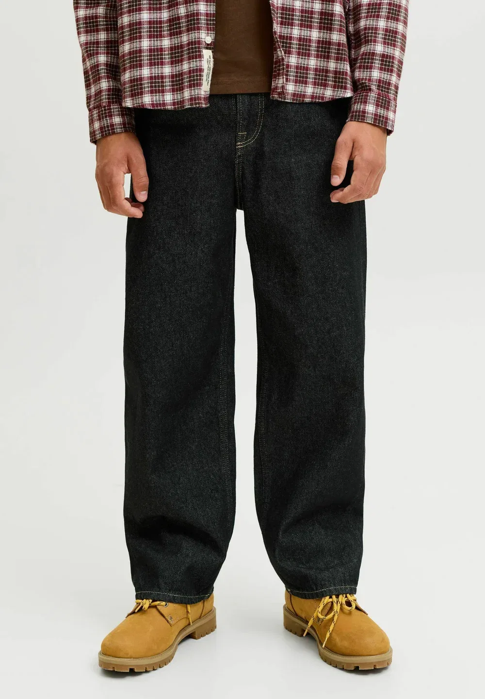Джинсы свободного кроя jjialex jjoriginal akm 368 sn jnr baggy fit jeans junior - джинсы свободного кроя Jack & Jones Junior, Black Denim — фото 2