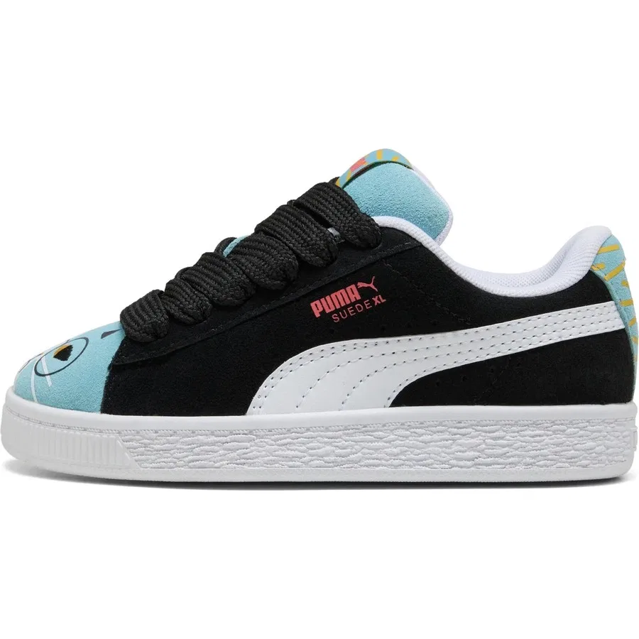 Детские кроссовки Suede XL Moody Cat Puma, Черный