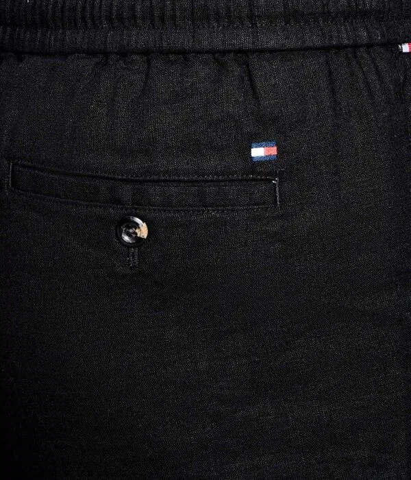 Мужские чиносы из льна Harlem Tommy Hilfiger, черный — фото 4