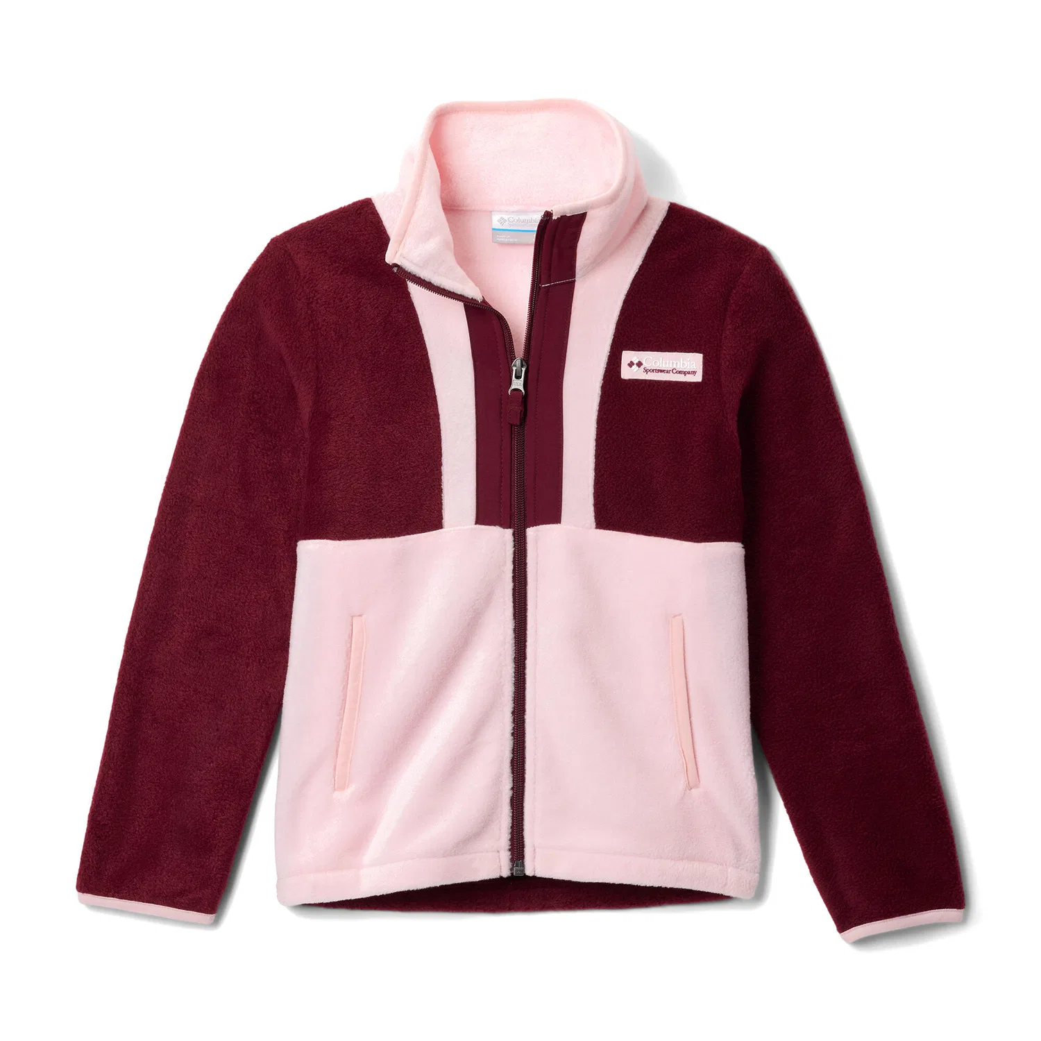 Детская куртка Columbia Back Bowl II Full Zip, Bordeaux — фото 3