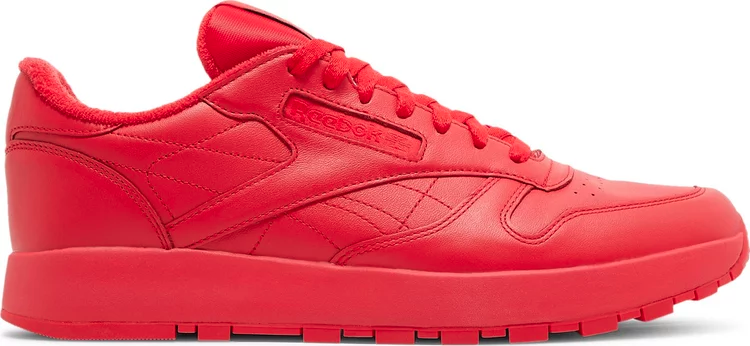 Кроссовки maison margiela x classic leather tabi 'vector red' Reebok, красный - фото