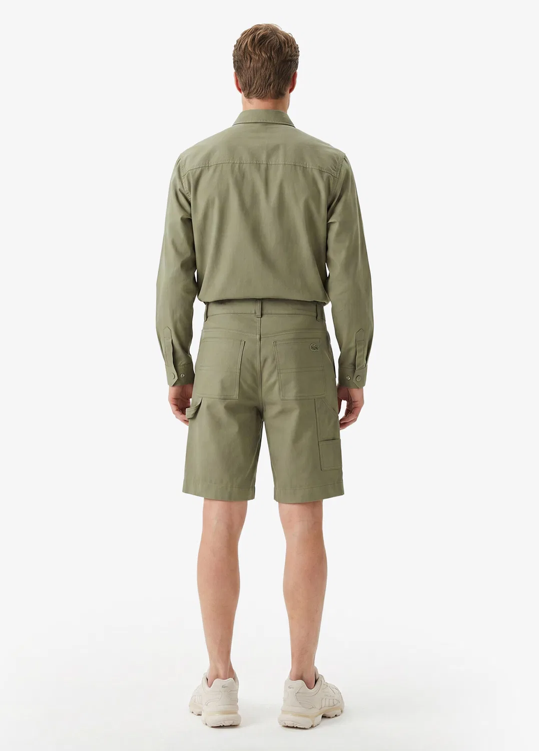 Шорты бермуды Relaxed Fit Lacoste, Haki — фото 2