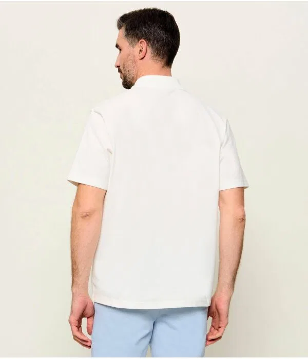 Мужское поло Lacoste, Écru — фото 3