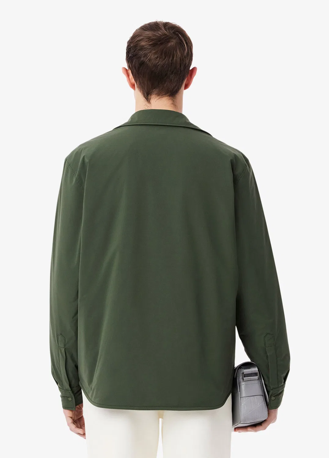 Рубашка oversize fit Lacoste, Haki-HCF — фото 2