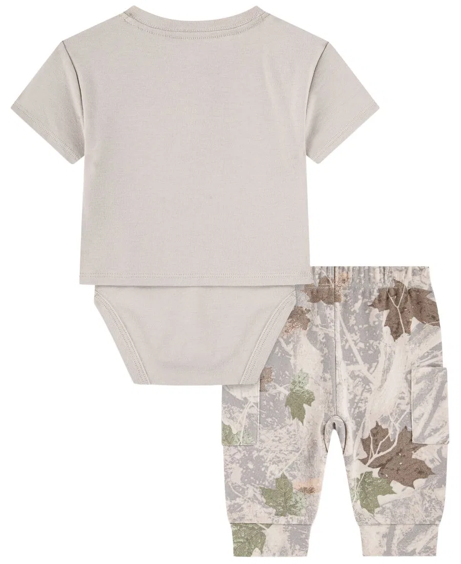 Комплект боди и карго-брюк с принтом Camo abercrombie kids — фото 2