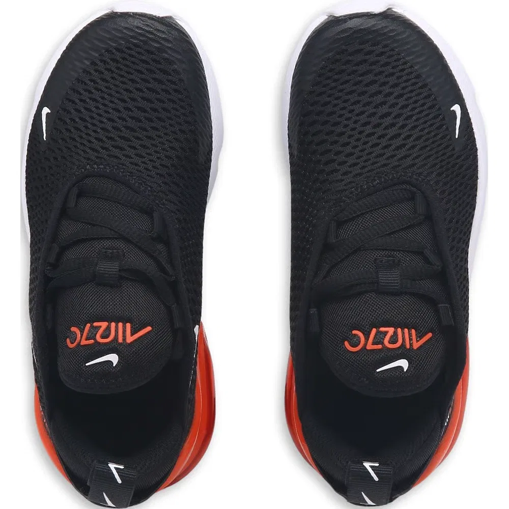 Детские кроссовки Air Max 270 Nike, Black/Orange — фото 4