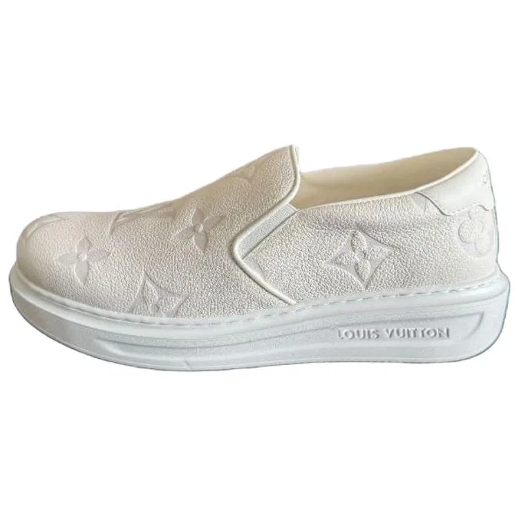 Casual кожаные туфли LOUIS VUITTON белые