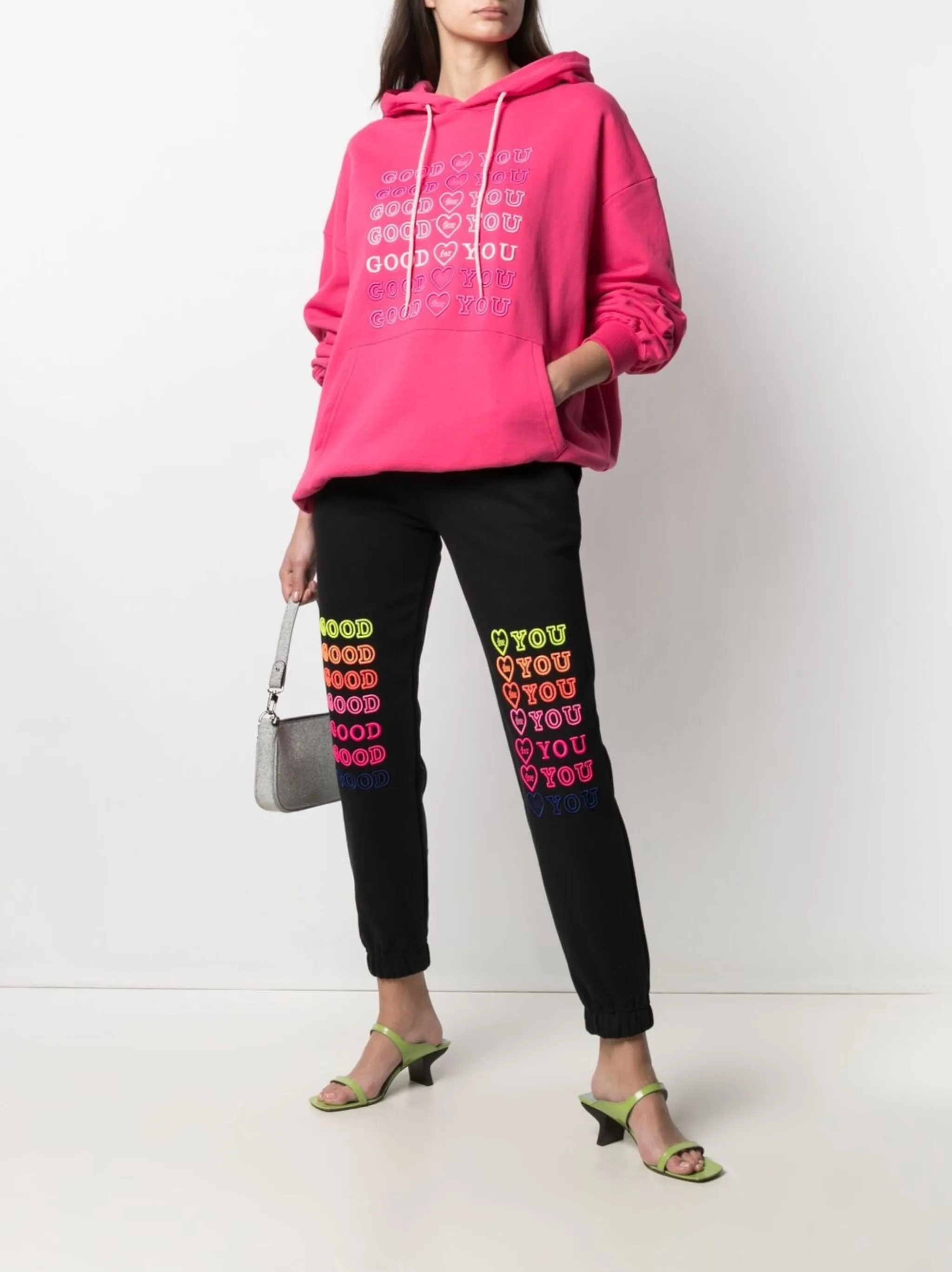 

Худи с кулиской и надписью Ireneisgood, розовый