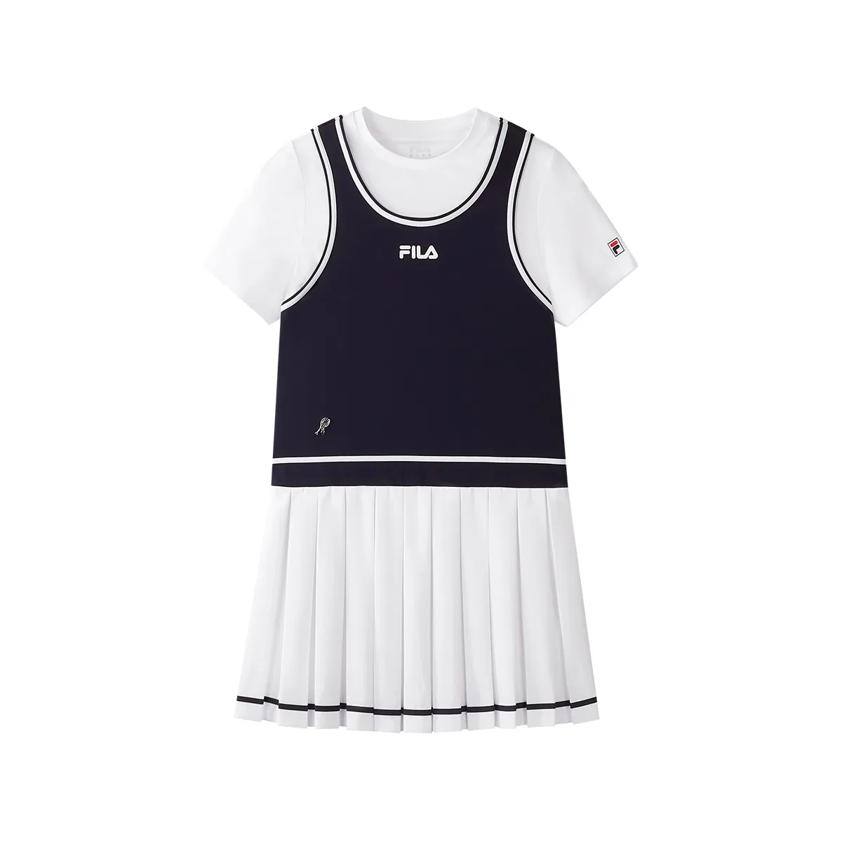 Платье с круглым вырезом FILA KIDS, Mystic Realm Blue — фото 3
