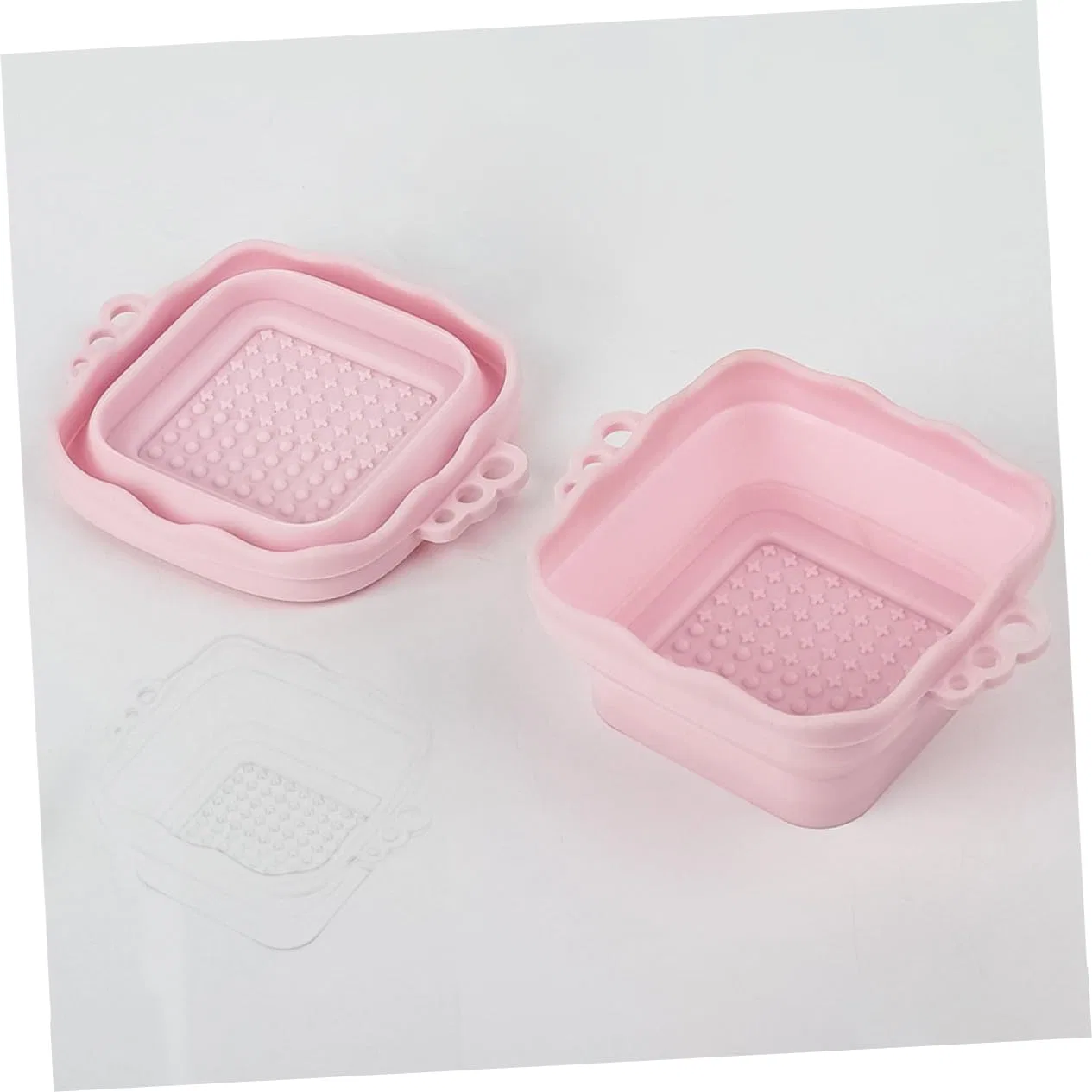 Силиконовая чаша для очистки кистей Healvian, 2 шт, 140 г, Sortierte Farbe — фото 4