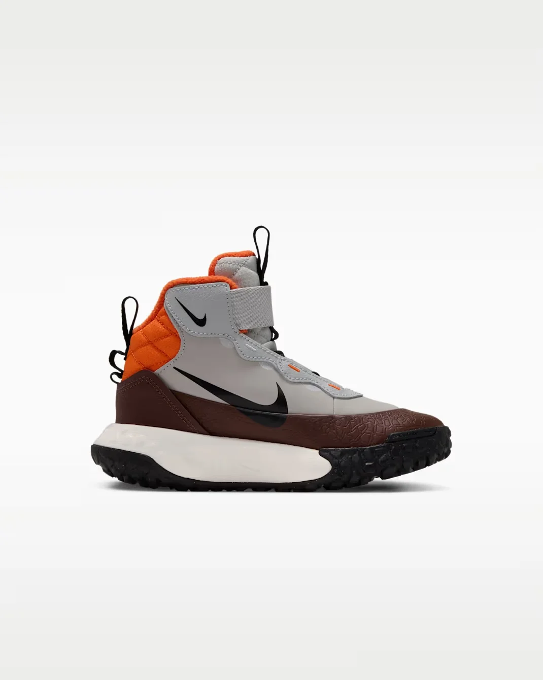 Кроссовки детские Nike Terrascout, серый/оранжевый — фото 2