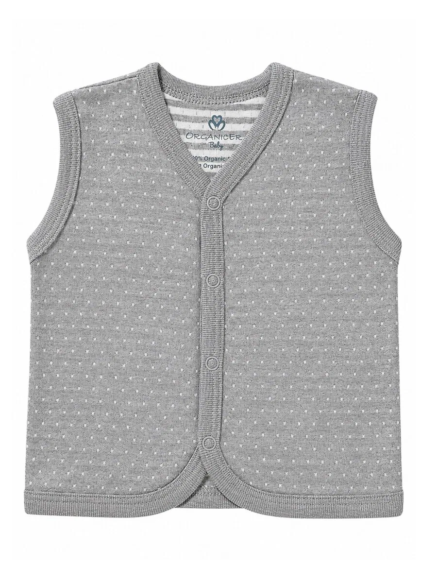 Жилет OrganicEra 'OrganicEra Organic Baby Vest' серого цвета