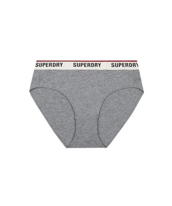 Трусы с логотипом, Superdry, серый