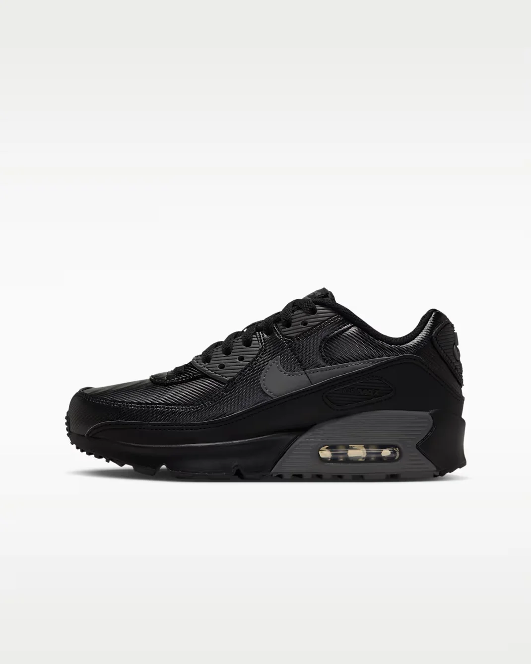 Кроссовки подростковые Nike Air Max 90 SE, черный