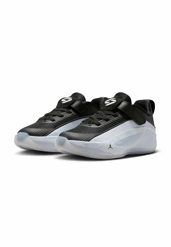 Детские баскетбольные кроссовки Luka 5 'Venom' Jordan, белый/черный/синий/серый — фото 2