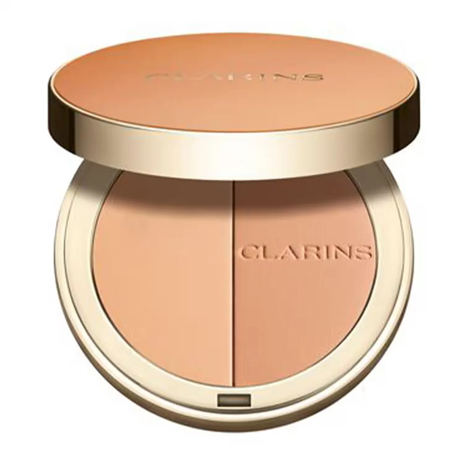 Компактная пудра для лица с эффектом загара 10 г, 01 Light, CLARINS, Light