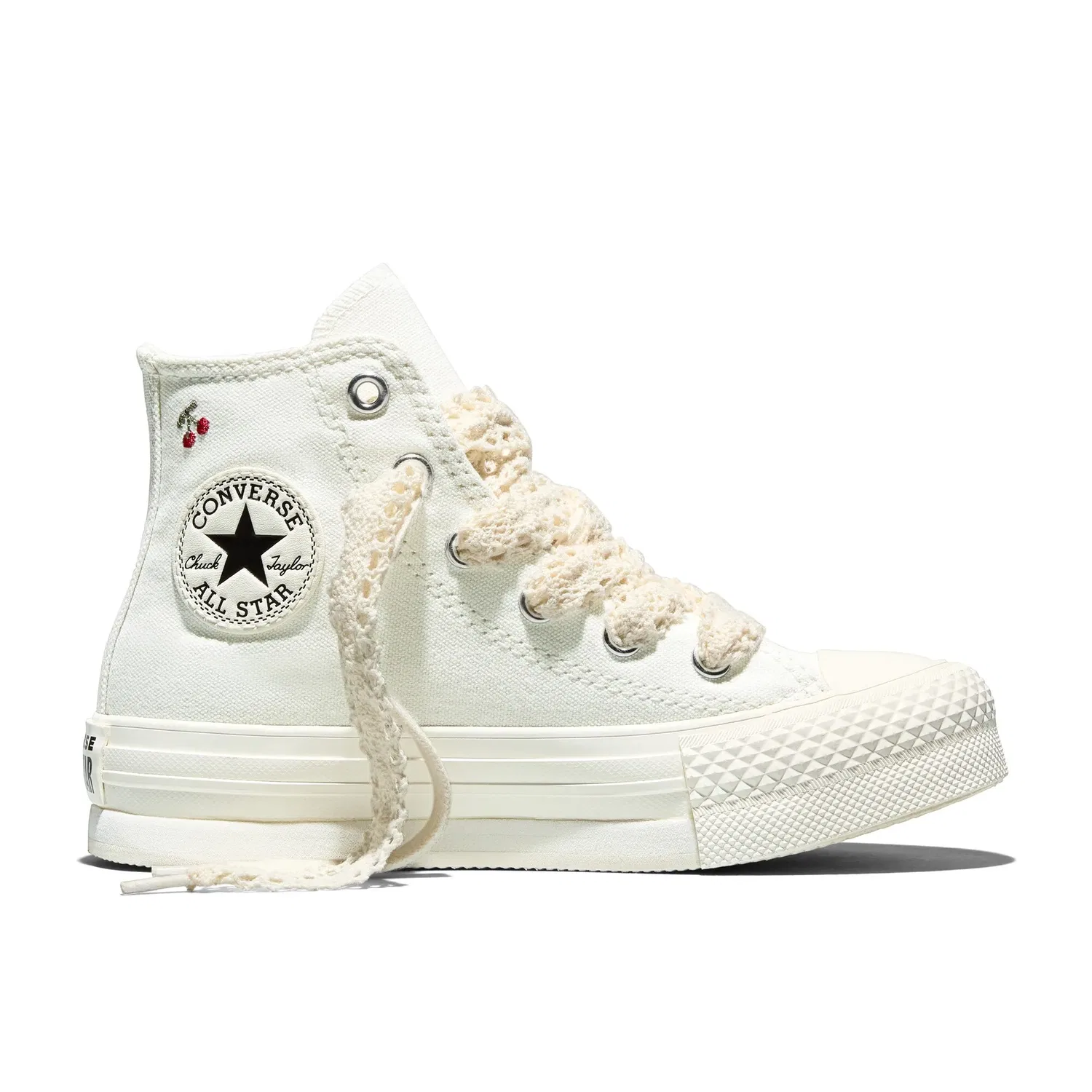 Детские кроссовки для мальчиков с принтом Chuck Taylor All Star EVA Lift Summer Market Converse, Blanco