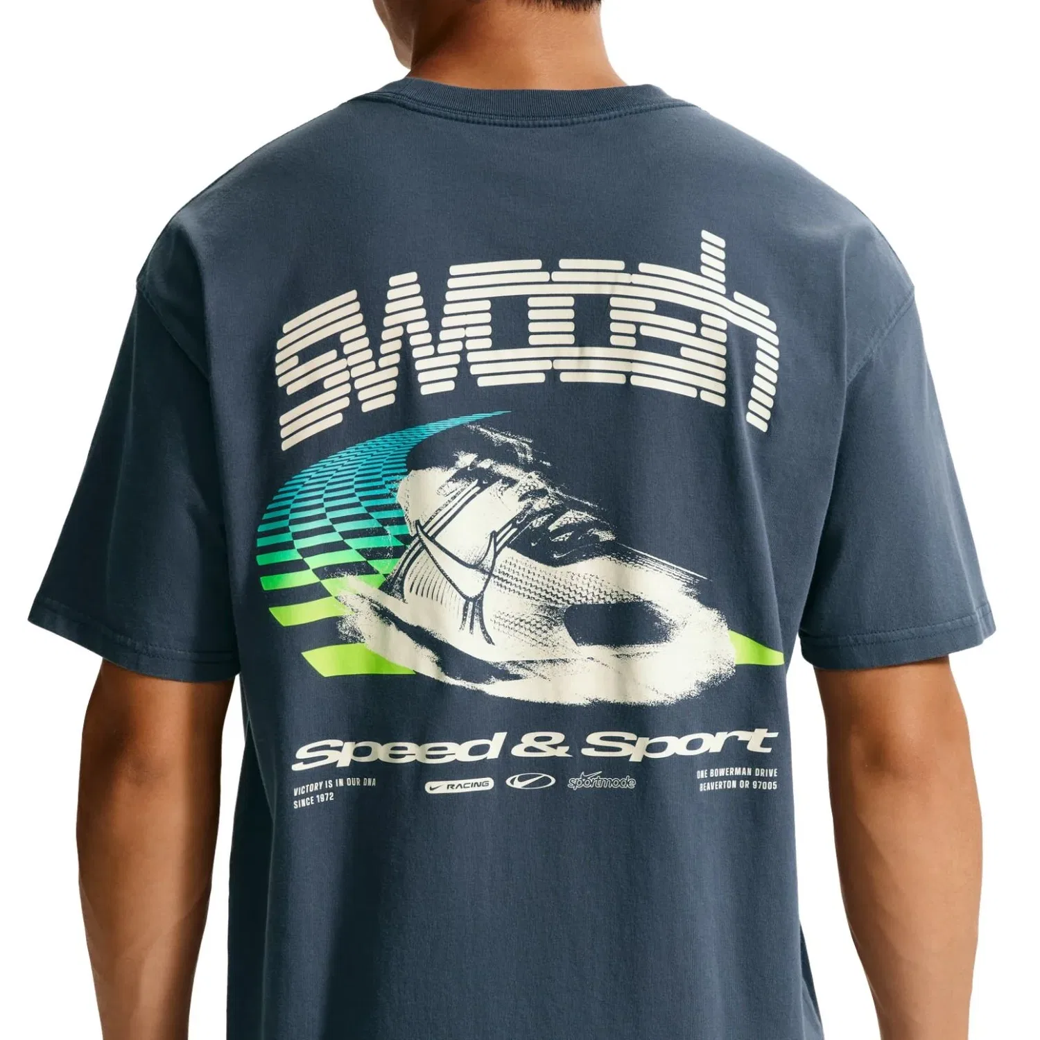 Мужская футболка LSE Speed T-Shirt Asia Sizing 'Blue' Nike, синий — фото 2