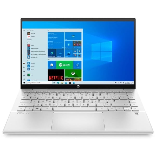 Ноутбук HP 14-dy0011 14" FullHD 8ГБ/512ГБ, серебряный, английская/арабская клавиатура - фото