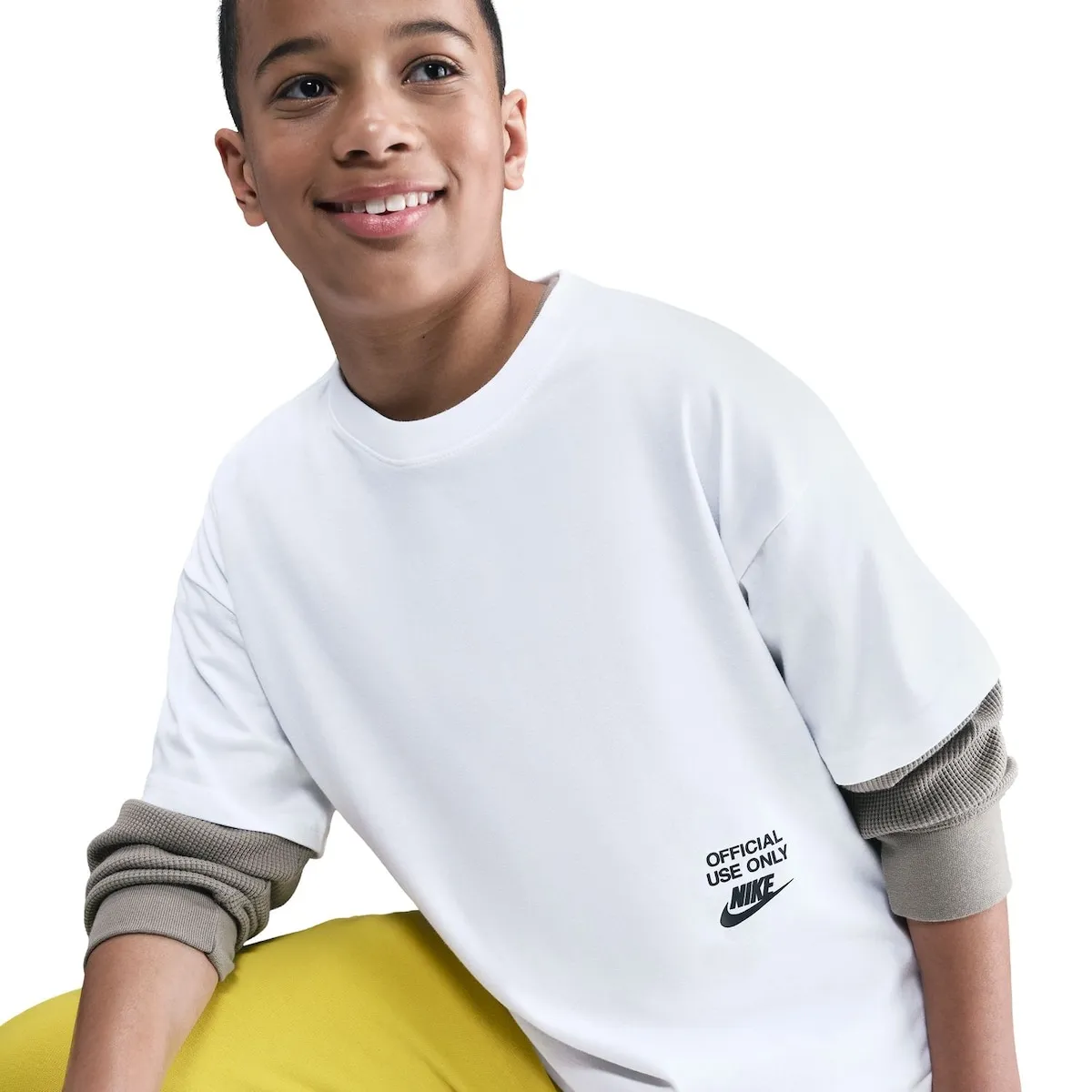 Детская футболка Sportswear Tee Remix Nike, белый — фото 4