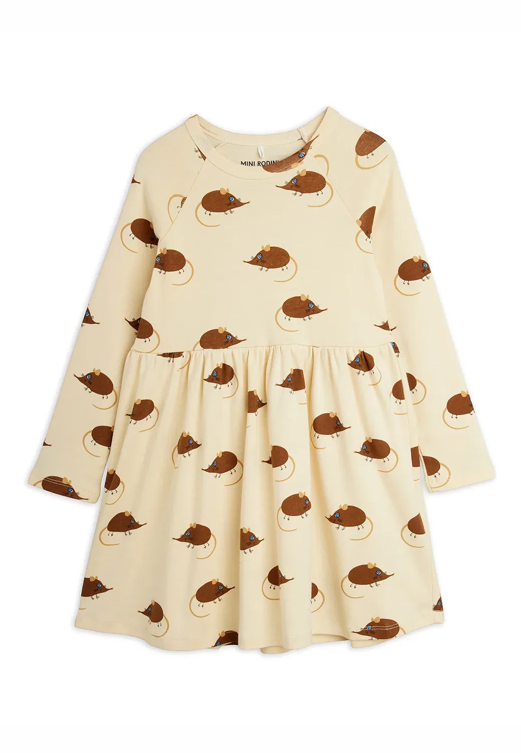 Трикотажное платье Mini Rodini, Beige