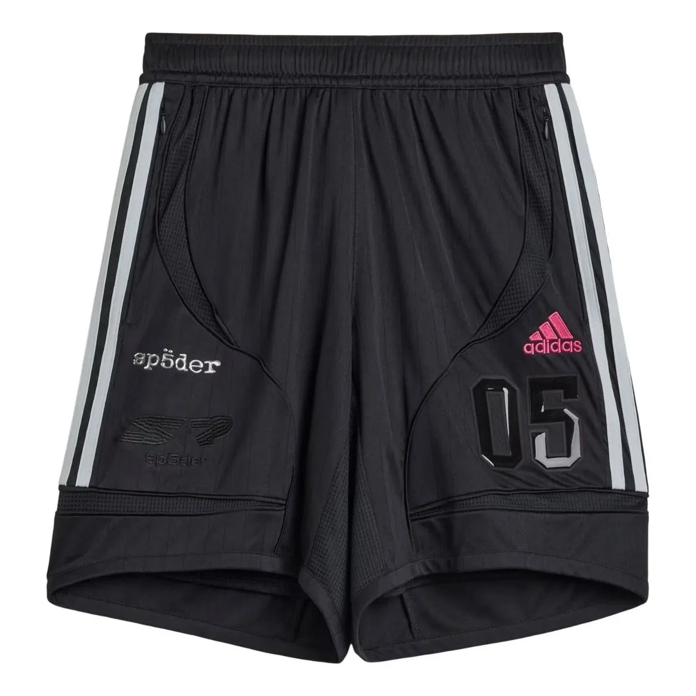 Мужские шорты с принтом Adidas x Sp5der Short Asia Sizing 'Black', черный