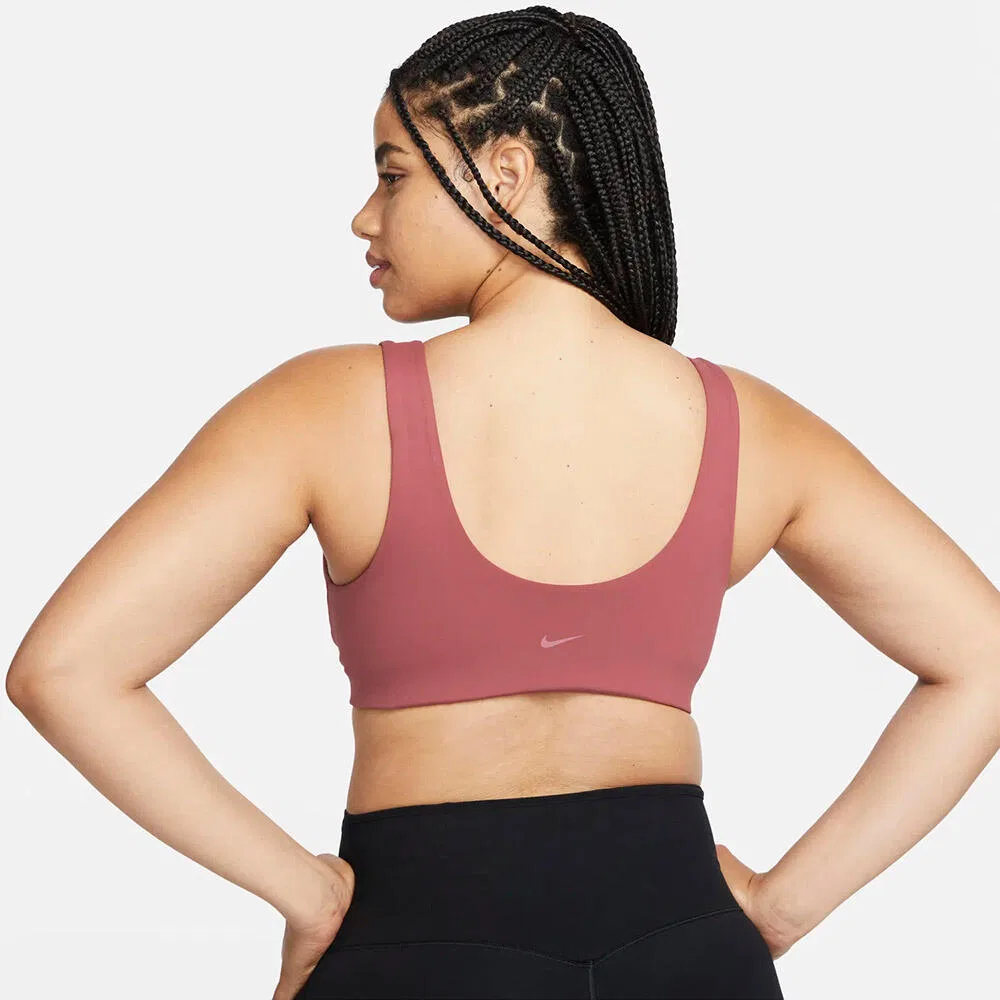 Женский спортивный бюстгальтер с Dri-FIT Nike W Nk Df Allate U, Rosa — фото 2