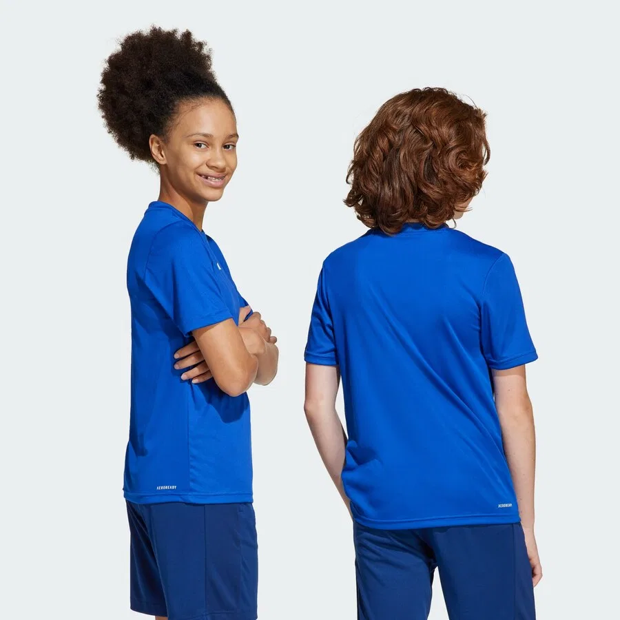 Спортивная футболка ADIDAS SPORTSWEAR Performance Shirt 'Essentials' синего цвета — фото 3