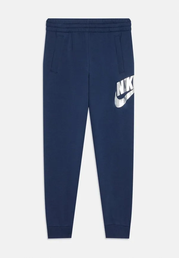 Клубные спортивные штаны темно-синего/серебристого металлического цвета Nike Sportswear, Midnight Navy/Metallic Silver-Coloured