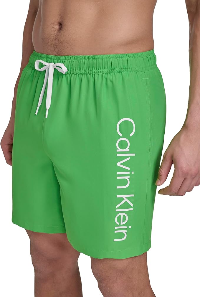 Плавательные шорты Calvin Klein Volley Quick Dry Lightweight, зеленый — фото 3