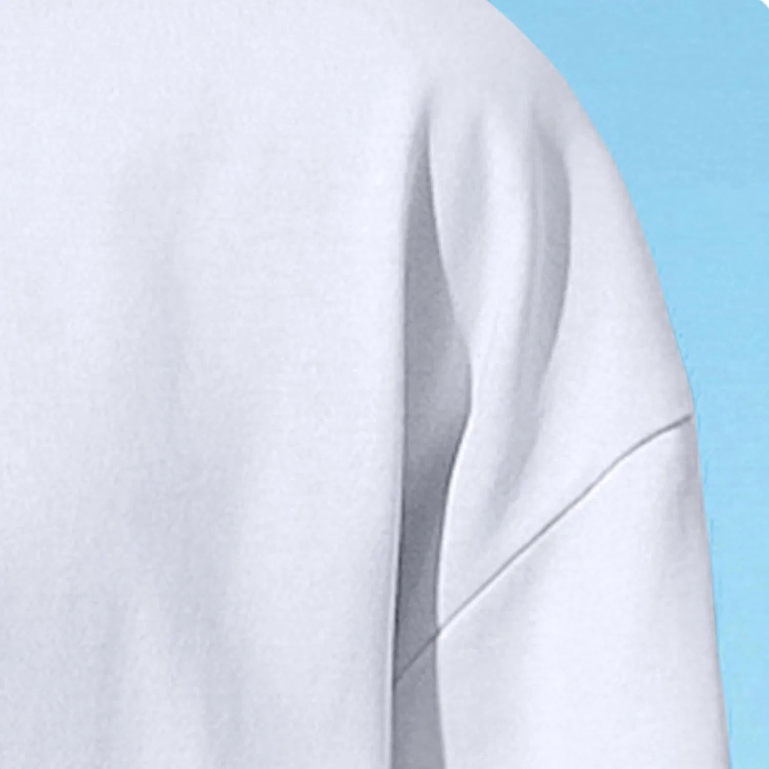 Мужская футболка с длинным рукавом из хлопка, White — фото 3