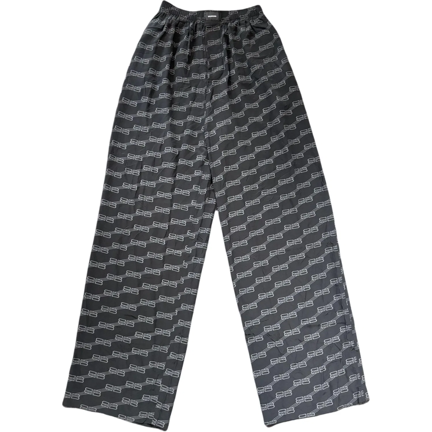 Брюки повседневные свободного кроя мужские Balenciaga, Black Gray