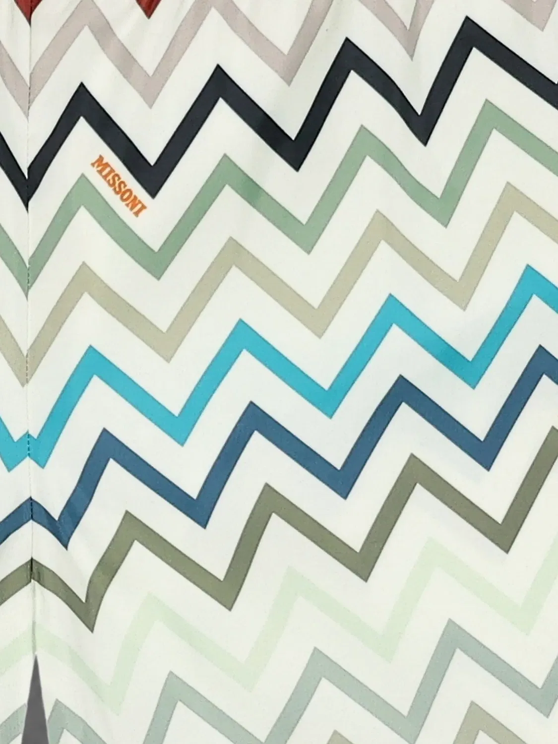 Шорты с принтом зигзаг Missoni Kids, зеленый — фото 3