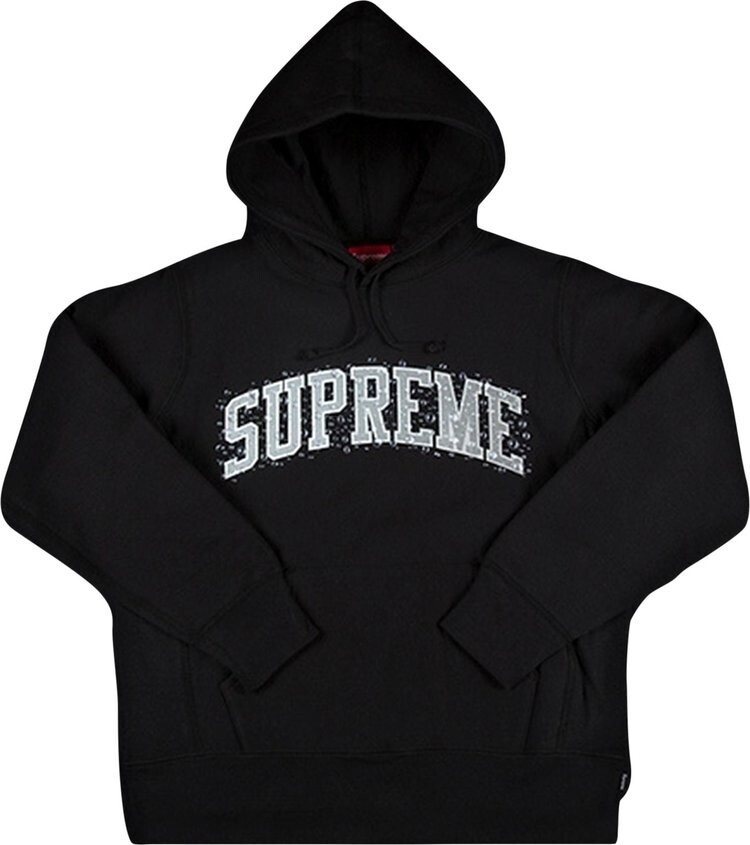 

Толстовка Supreme Water Arc Hooded Sweatshirt 'Black', черный