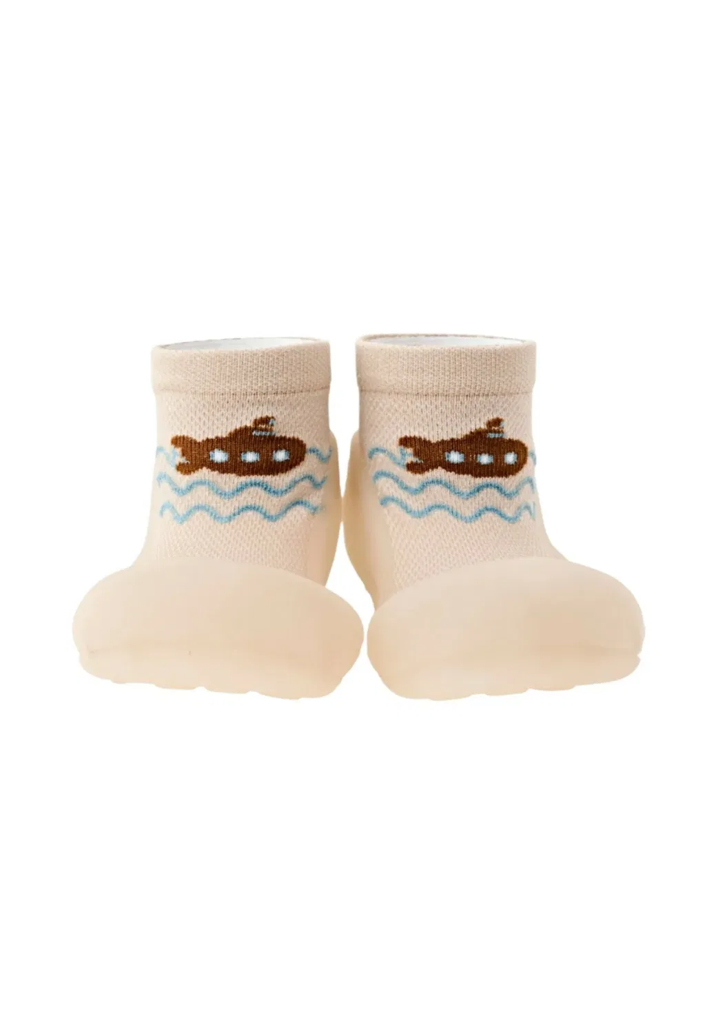 Тапочки цвета подводной лодки Attipas, Beige — фото 4