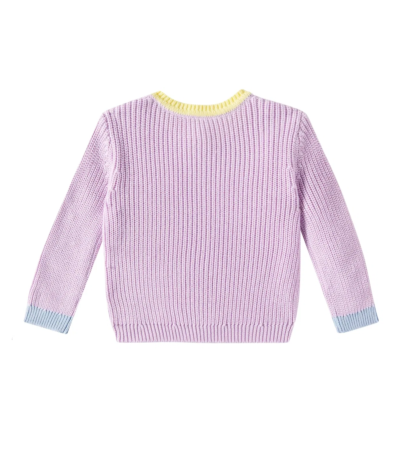 Детская футболка с принтом Stella McCartney Kids, фиолетовый — фото 2