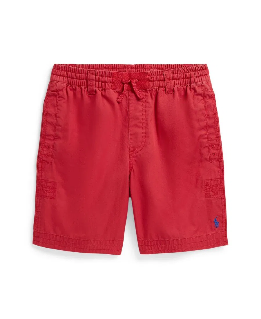 Детские шорты для мальчиков из хлопкового твила Polo Ralph Lauren, Starboard Red