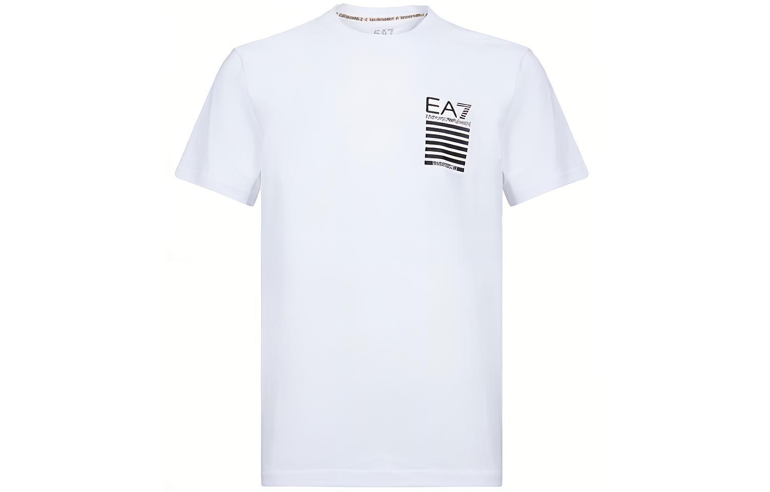 

Футболка мужская белая EA7 EMPORIO ARMANI