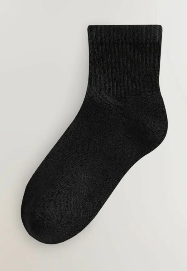 Носки с поддержкой свода стопы 7 пар Cushion Sole Ribbed Sport Cropped Ankle Socks Next Black, White, белый/черный — фото 3