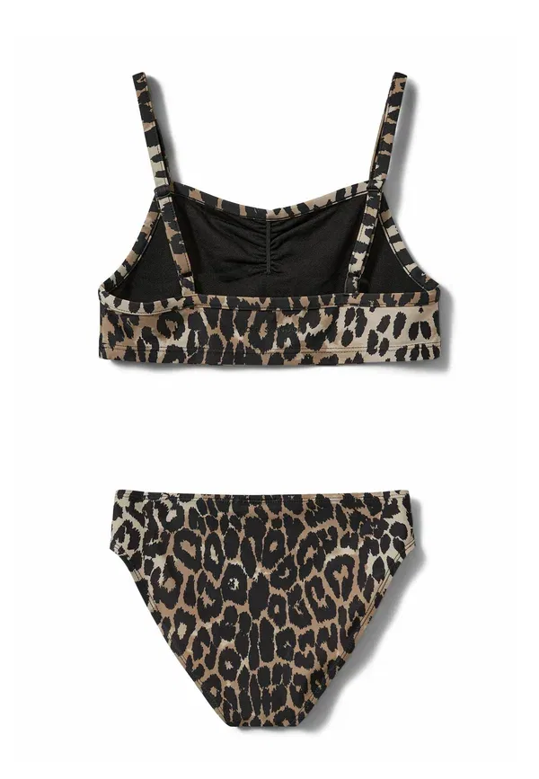 Купальник, комплект из бикини, Animal print, Sofie Schnoor, Light Brown Leopard, светло-коричневый — фото 2