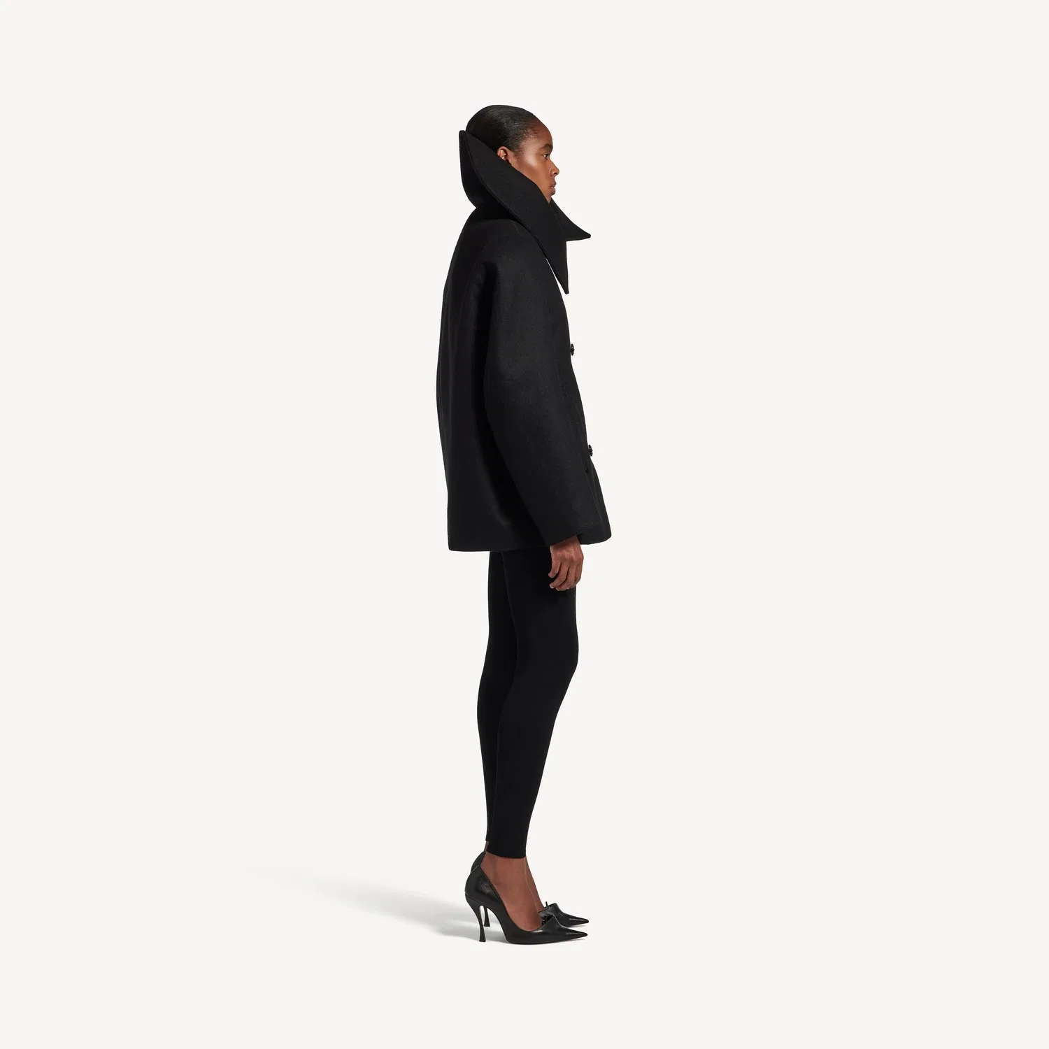 Женские леггинсы Techwear черного цвета Balenciaga, черный — фото 3