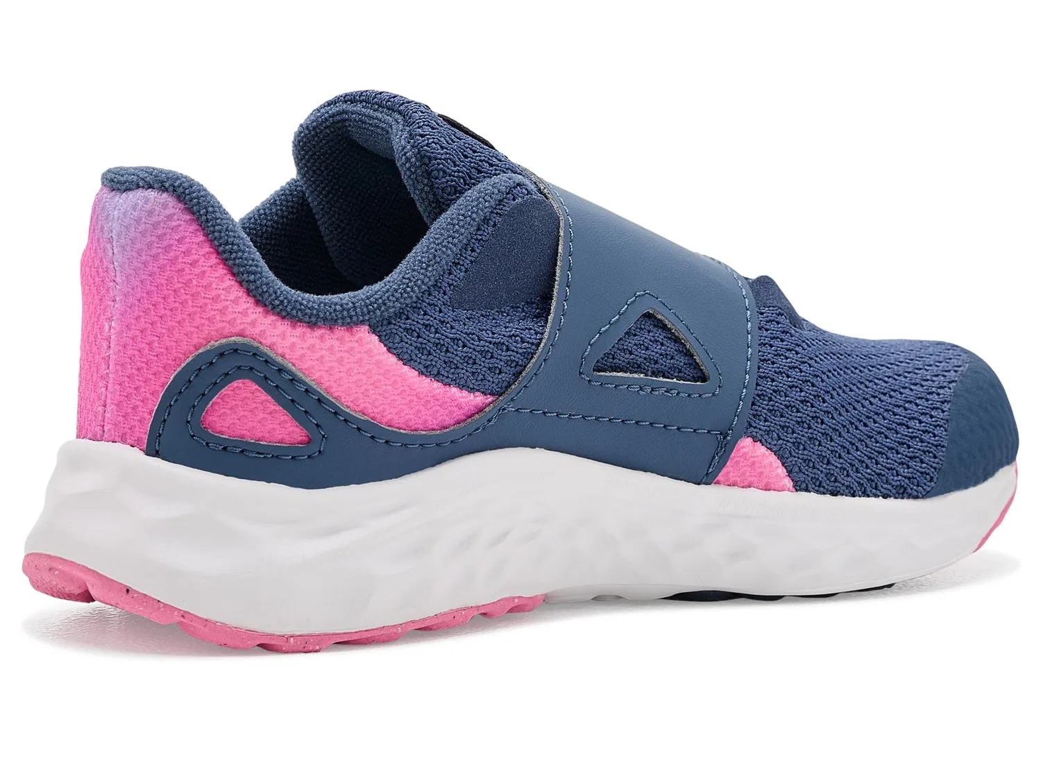 Кроссовки Arishi Hook & Loop (для младенцев и малышей) New Balance Kids, Vintage Indigo/Signal Pink — фото 4