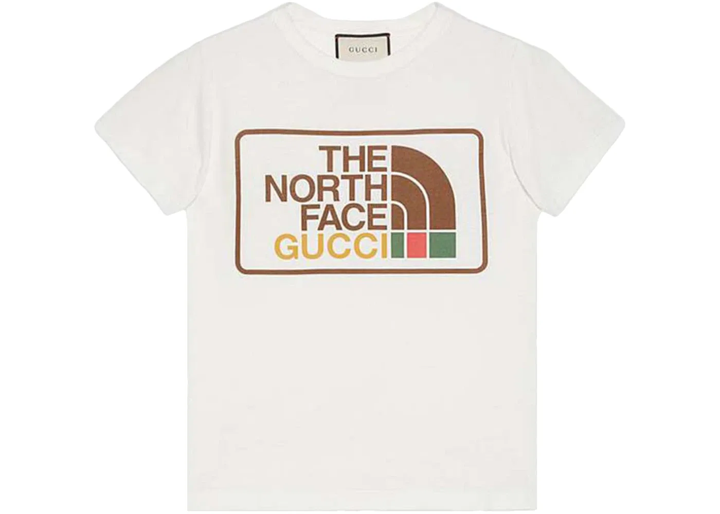 Мужская футболка с принтом Gucci x The North Face, Beige