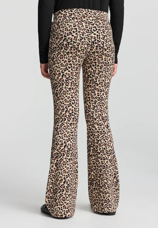 Леггинсы с принтом Animalier Terranova Beige, бежевый — фото 3